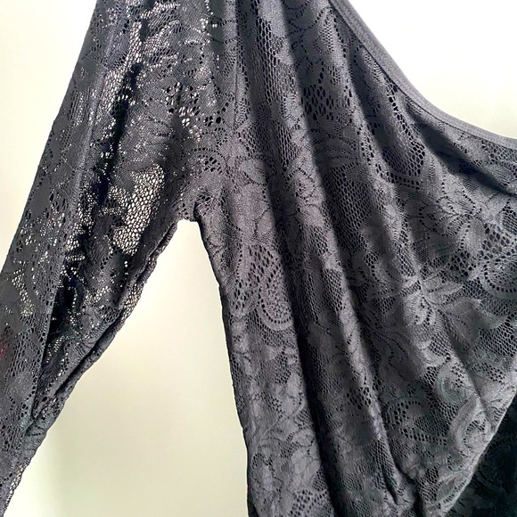 Sexy One Sleeve Lace Dress - Picture 1 of 3